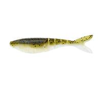 Gary Yamamoto Zako Swimbait - Juego de 6 Calabazas Verdes (10 cm), Color Blanco y Negro