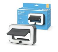 Garza - Aplique de Exterior Solar LED 500lm, 4000K, con Sensor de Movimiento - 3 Modos, IP54, 20h Autonomía, Iluminación Exterior para Jardín y Patio. Instalación en pared.