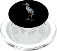 Garza Azulada Aves Biólogo Animal Ornitólogo Pájaro PopSockets PopGrip para MagSafe