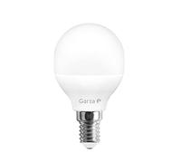 Garza ® - Bombilla Led Esférica, Luz cálida 3000K, Casquillo E14, 6W 470 lúmenes