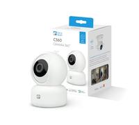 Garza C360 Cámara Vigilancia WiFi Interior 360º,2K, Detección de Personas