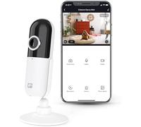 Garza - Cámara Seguridad Inteligente WiFi 1080P HD, Sensor de Movimiento, Sensibilidad Ajustable, Tarjeta MicroSD