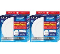 Garza - downlight led con soporte ajustable universal para superficie o empotrable en techo (Paquete de 2)