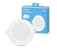 Garza - Downlight LED Empotrable Circular Extraplano Ojo de Buey, 12cm, 6W, 4000K Luz Neutra, 660lm, 30.000h, IP20, Blanco, Ahorro Energético 80%