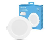 Garza - Downlight LED Empotrable Circular Extraplano Ojo de Buey, 12cm, 6W, 6500K Luz Fría, 660lm, 30.000h, IP20, Blanco o Níquel, Ahorro Energético 80%