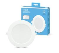 Garza - Downlight LED Empotrable Circular Extraplano Ojo de Buey, 17cm, 12W, 4000K Luz Neutra, 1200lm, 30.000h, IP20, Blanco, Ahorro Energético 80%