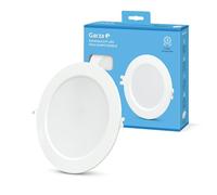 Garza - Downlight LED Empotrable Circular Extraplano Ojo de Buey, 22cm, 18W, 6500K Luz Fría, 1950lm, 30.000h, IP20, Blanco, Ahorro Energético 80%