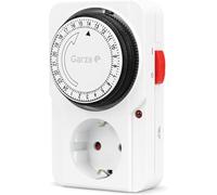 Garza ® - Enchufe Temporizador Analógico Programable de 24 Horas para Uso en Interiores