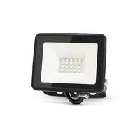 Garza - Foco exterior LED Basic 20W, 1740 lúmenes, luz fría 6500K, IP65, pequeño y ligero, ángulo 120º, instalación pared o techo, resistente lluvia y polvo, 3 años garantía