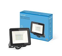 Garza - Foco exterior LED Basic 30W, 2700 lúmenes, luz fría 6500K, IP65, pequeño y ligero, ángulo 120º, instalación pared o techo, resistente lluvia y polvo, 3 años garantía