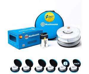 Garza GeoBlueShield49: Kit 6 Luces de Emergencia para Coche Homologadas DGT V16 3.0 con Estuche