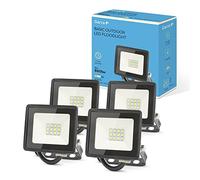 Garza - PACK 4 Focos de exterior LED, 10W, 860 lumenes, Luz neutra 4000K, Proyector LED Impermeable (IP65) para Casa, Jardín, Terraza, Garaje, Patio