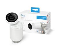 Garza - Pack Duo cabezales para Radiador + Sensor Portátil, Válvula termostática, Control App y Voz, Modos Manual/Automático, Detección Ventanas, Anti-hielo y Autonomía 2 años