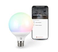 Garza Smart - Bombilla LED Zigbee Globo G95, 11W (equivale a 75W de incandescencia), E27, Requiere Puente/Bridge, RGB + CCT, Intensidad regulable, Programable, Control por voz y app, Alexa/Google