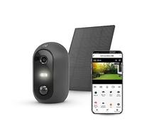 Garza Smarthome Cámara solar inalámbrica 1080p con detector de movimiento y visión nocturna