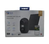 Garza Smarthome Cámara solar inalámbrica 1080p con detector de movimiento y visión nocturna