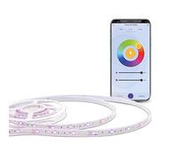 Garza Smart - Tira LED Inteligente Wifi de 3 Metros, Luz blanca regulable CCT y multicolor RGB, Programable, Impermeable IP65, Wifi 2.4GHz, Intensidad regulable, Control por app y voz Alexa/Google