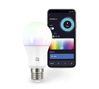 Garza Smarthome - Bombilla LED Estandar Intelegente Wifi E27, luz blanca neutra regulable con cambio de intensidad, temperatura y color. Programable, compatible con Amazon Alexa y Google Home, 401274