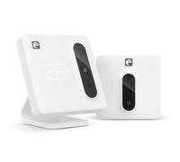 Garza - Termostato Calefacción WiFi Aspen, Inalámbrico, Caldera, App y Voz, Blanco
