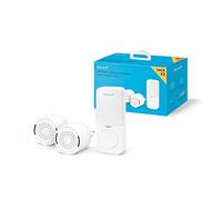 Garza - Timbre Inalámbrico a Pilas para puerta, 1 pulsador + 2 receptores, Gran alcance 200 m, 64 melodías, IP56, Con indicador LED, Modo silencioso, 4 intensidades de sonido, Función memoria, Blanco
