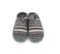 GARZON 8450.410 Zapatilla a Cuadros Marca cómoda y calentita para: Hombre Color: Gris Talla: 43