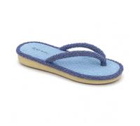 GARZON - P441.130 - Zapatilla de casa para Mujer, Tejido Toalla, Plantilla Acolchada, Suela Antideslizante, Color Indigo/Celeste para: Mujer Color: Indigo Celeste Talla: 40