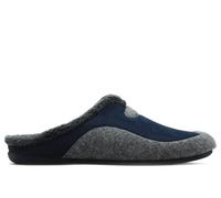 GARZON - Zapatilla Pantufla de IR por casa, Chinela Destalonada, Suela de Goma, Slippers, clásica, para: Hombre Color: Marino Gris Talla:39