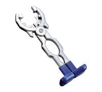 Gas Cylinder Regulator Wrench Multi Function Aluminum Alloy Tank Valve Wrench Large Opening Universal Gas Cylinder Spanner Bottle Opener Tool For Most Household as Tank Models 7x19cm Heavy Duty