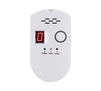 Gas Detector, Lpg/natural Gas/gas Leak Detector, Plug-in Sensor Monitor with Audible Alarm And Led Digital Display