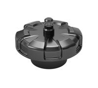 Gas Gasolina Diesel Tapa Ajuste para Honda XR650L XR 650L 650 L 1993-2025 2024 tapa de tanque de combustible Billet 6061-T6 aluminio mecanizado CNC Tapa de depósito(Black)