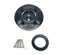 Gas Gasolina Diesel Tapa Ajuste para Kawasaki Z650 Z900 2017-2019 Z400 2019-2020 Ninja 650 2017-2019 NINA400 2018-2020 tapa de tanque de combustible Tapa de depósito(Black and Black)