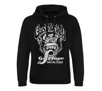 Gas Monkey Garage Licenciado Oficialmente Dallas, Texas Capucha épica (Negro), Large