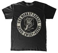 Gas Monkey Garage T-Shirt Blood Sweat and Beers Black-XXXXXL [Apparel]