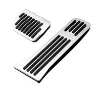 Gas Pedal Almohadilla Para Mazda 2 3 BM 6 GJ Para CX-5 CX3 CX8 CX9 2012-2024 Accesorios De La Cubierta Del Pedal Freno Combustible Pie Coche(AT 2pcs Silver)