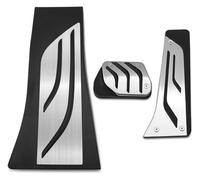 gas pedales Para BMW X5 X6 F15 F16 E70 E71 E72 2008-2020 LHD AT Kit Pedal Automático Reposapiés Freno Gas Cubiertas Almohadillas Goma(AT With Rest)