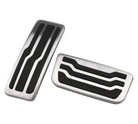 gas pedales Para Everest Para Ranger 2016-2023 AT MT Pedales Coche Acero Inoxidable Acelerador Freno Gas Cubierta Del Pedal Apoyo Almohadillas Goma Cubiertas Las(AT)