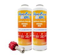 Gas Refrigerante Organico para Aire Acondicionado Coche Ralerfresh RFs 230gr sustituto de los Gases R134a y R12 (2 RFs + Llave)