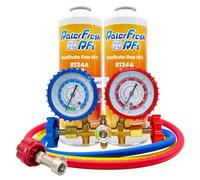 Gas Refrigerante Organico para Aire Acondicionado Coche Ralerfresh RFs 230gr sustituto de los Gases R134a y R12 (2 RFs + Manometro 02)