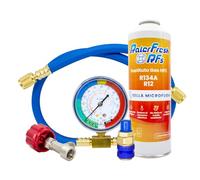 Gas Refrigerante Organico para Aire Acondicionado Coche Ralerfresh RFs Equivalente a 650gr sustituto de los Gases R134a y R12 (RFs + Manometro de Manguera)
