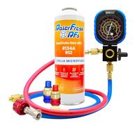 Gas Refrigerante Organico para Aire Acondicionado Coche Ralerfresh RFs Equivalente a 650gr sustituto de los Gases R134a y R12 (RFs + Manometro RF31)
