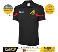 Gas Seguro Fontanero Bordado Personalizado Polo Con Company Nombre/Texto