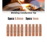 Gas Soldadura 25mm Cerámica MB15 Kit Gas Soldadura 25mm Cerámica | Cobre , alta conductividad , alimentación alambre para suave, compatible MB-15AK, para fácil instalación(5x0.8mm 5x1mm)