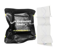 Gasa de coagulación de sangre de viaje, vendaje de primeros auxilios de camping, gasa hemostática de emergencias, multiusos, fácil de llevar, 7,5 cm/15 cm para tu kit de primeros auxilios de