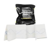 Gasa de coagulación de sangre de viaje, vendaje de primeros auxilios de camping, gasa hemostática de emergencias, multiusos, fácil de llevar, 7,5 cm/15 cm para tu kit de primeros auxilios de