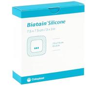 Gasa de silicona adhesiva que cubre 7,5 x 7,5 cm, pack de 10, de Biatain