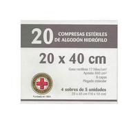 Gasa Esteril Alg Gran Cruz 17 Hilos 20u