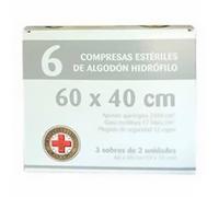 Gasa Esteril Algod Gran Cruz 17 Hilos 6u - Curas y hemostasia de heridas