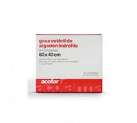 Gasa Estéril de Algodón Hidrófilo Compresas Acofar 6 uds 60 x 40 cm - Sanar Heridas