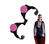 Gascos de luz de Halloween - Accesorios de fiestas fluorescentes | Brilliant LED Moon para festivales de conciertos de noches disfrazados | Brilliant Moontees - Halloween Disfraz niños adultos