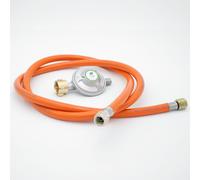 Gasdruckminderer 50 Mbar Con Manguera de Gas 1,5 M - para Bombona Hasta 33KG